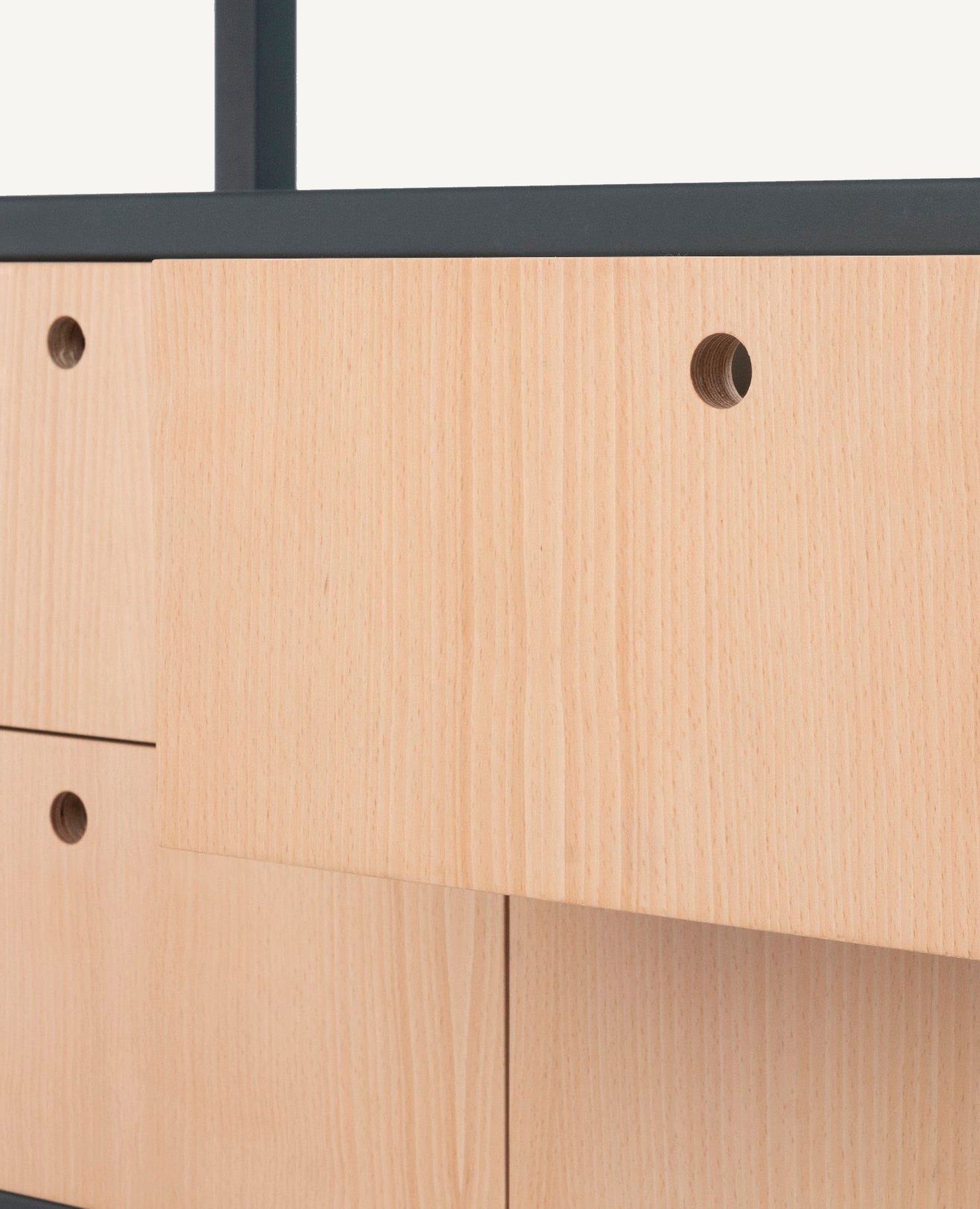 Dry Shelving Storage Drawers, 4 Drawers, 33" Width - 13.75" Depth