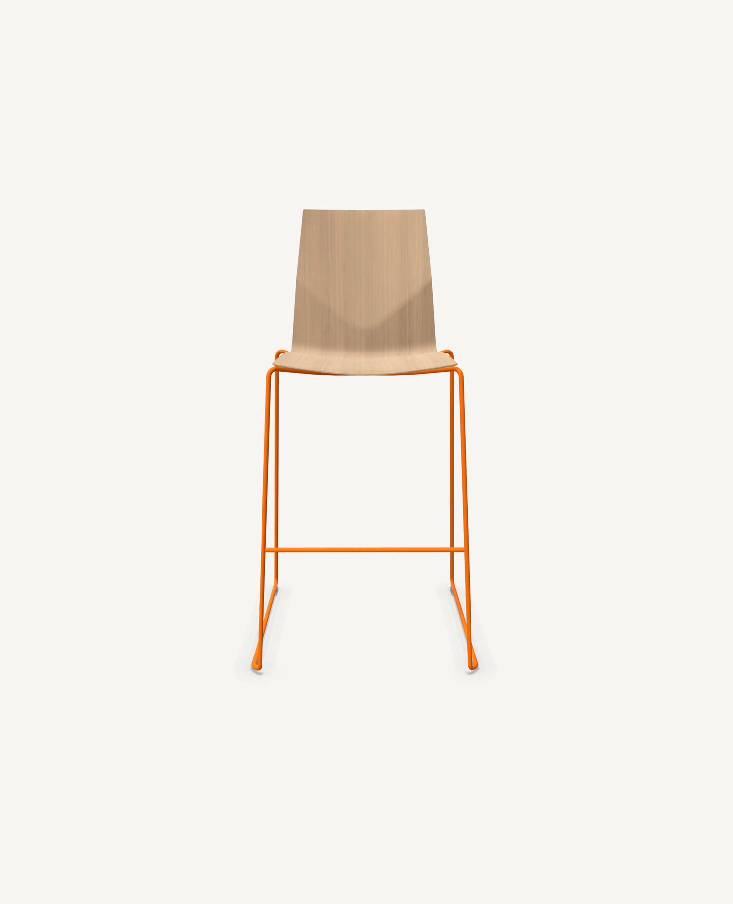 Recommended product: FourCast®2 Chair, Bar Height, Bentwood Shell - Sled Base - Standard / Premium starting at $975