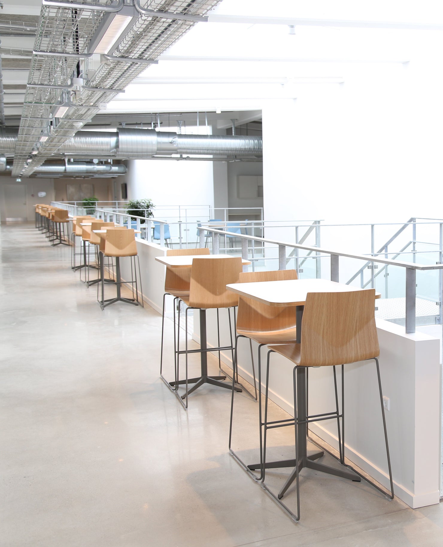 FourCast®2 Chair, Bar Height, Bentwood Shell - Sled Base