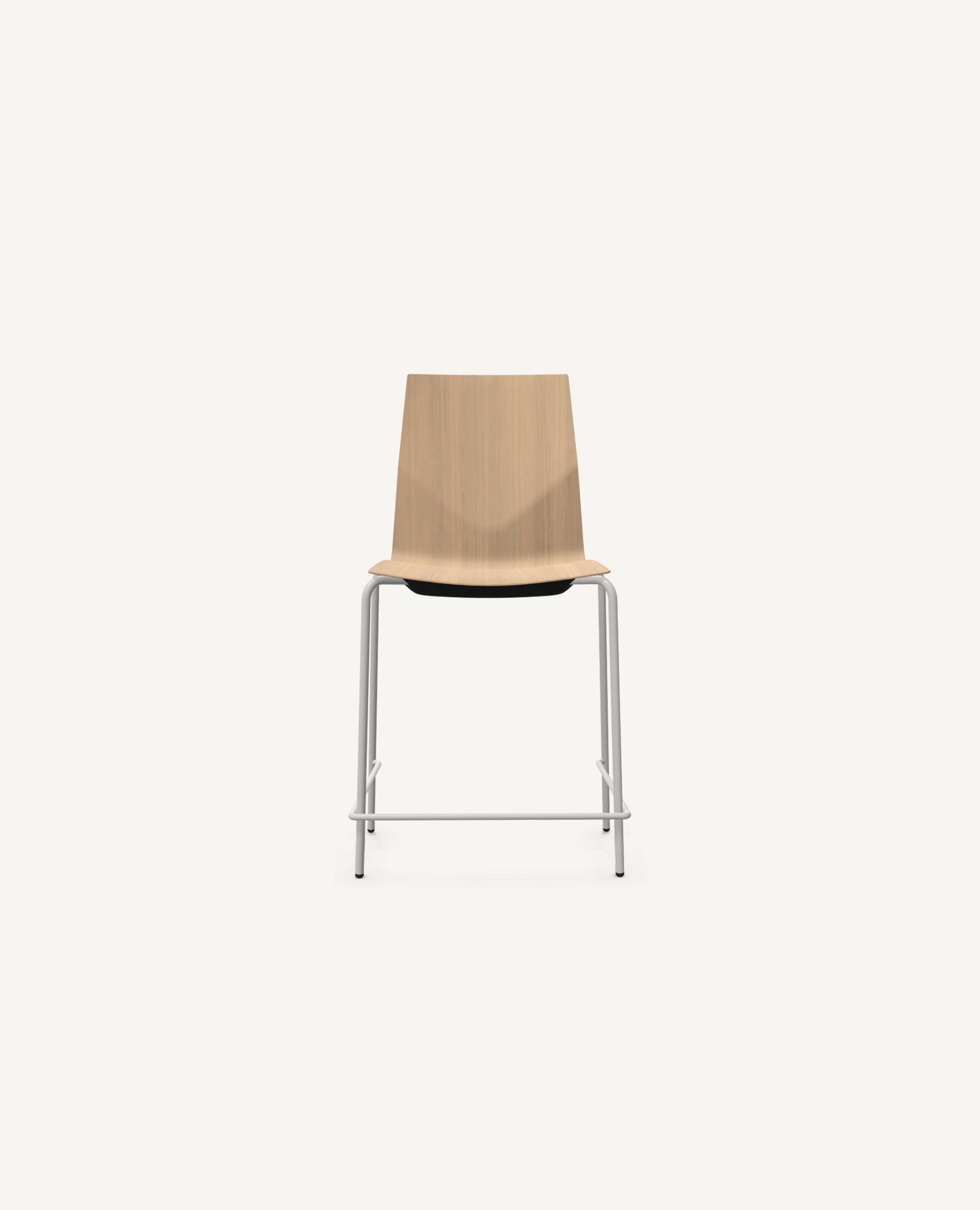 FourCast®2 Chair, Counter Height, 22.5" Seat Height, Bentwood Shell - 4 Leg Base