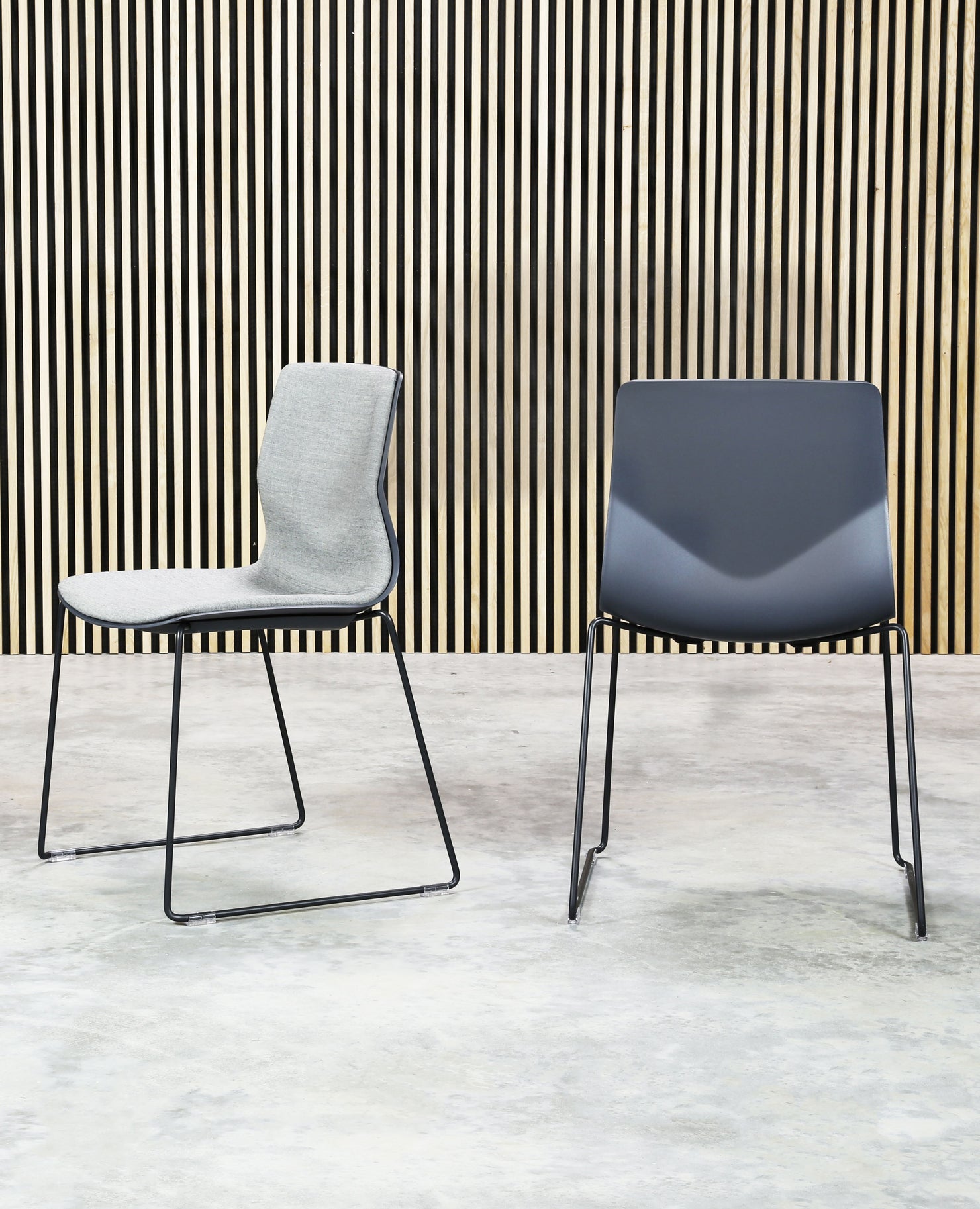 FourSure® Chair, Sled Base - Upholstered Interior