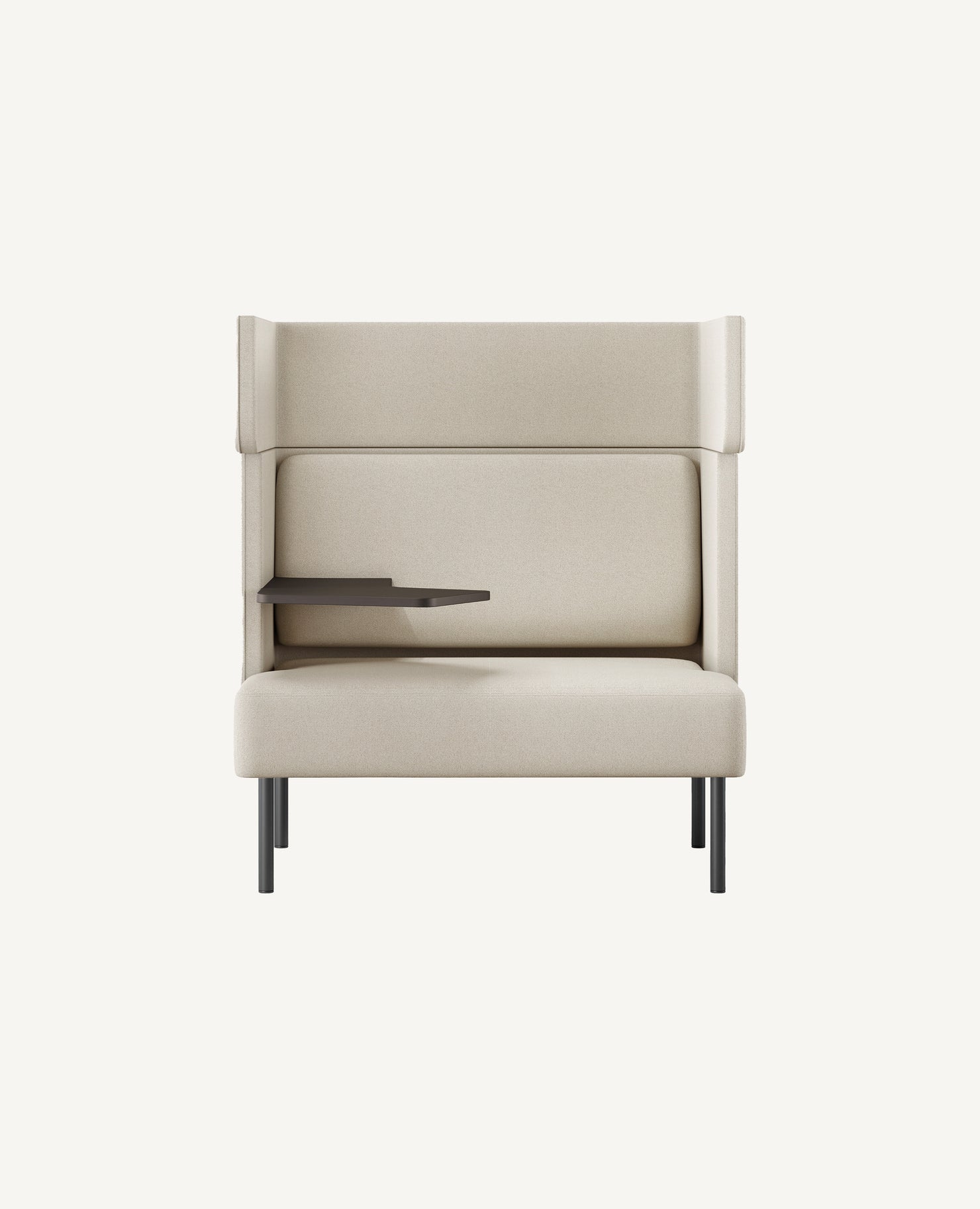 FourUs® Solo Sofa, 4 Leg Base - Left Side Facing Table