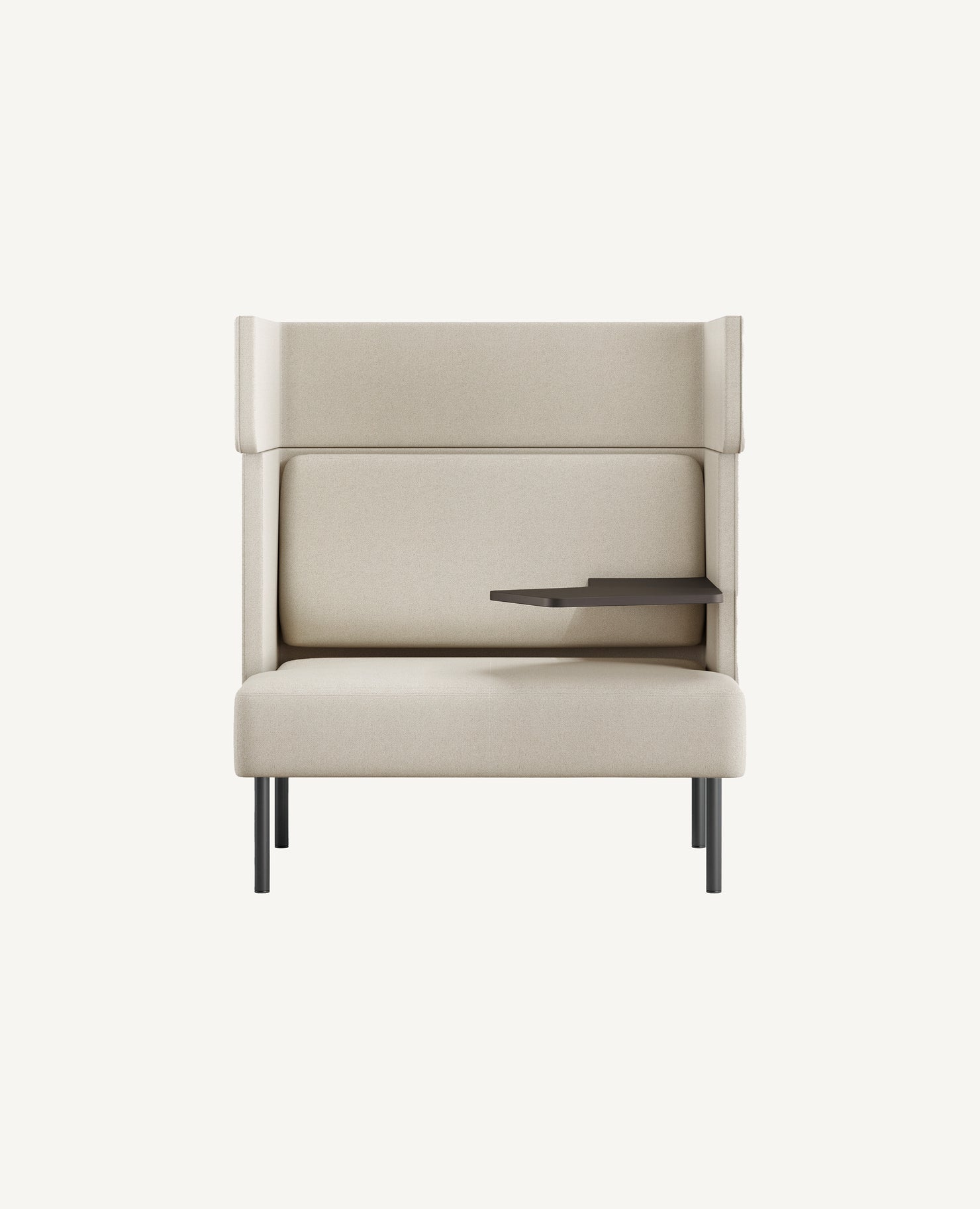 FourUs® Solo Sofa, 4 Leg Base - Right Side Facing Table