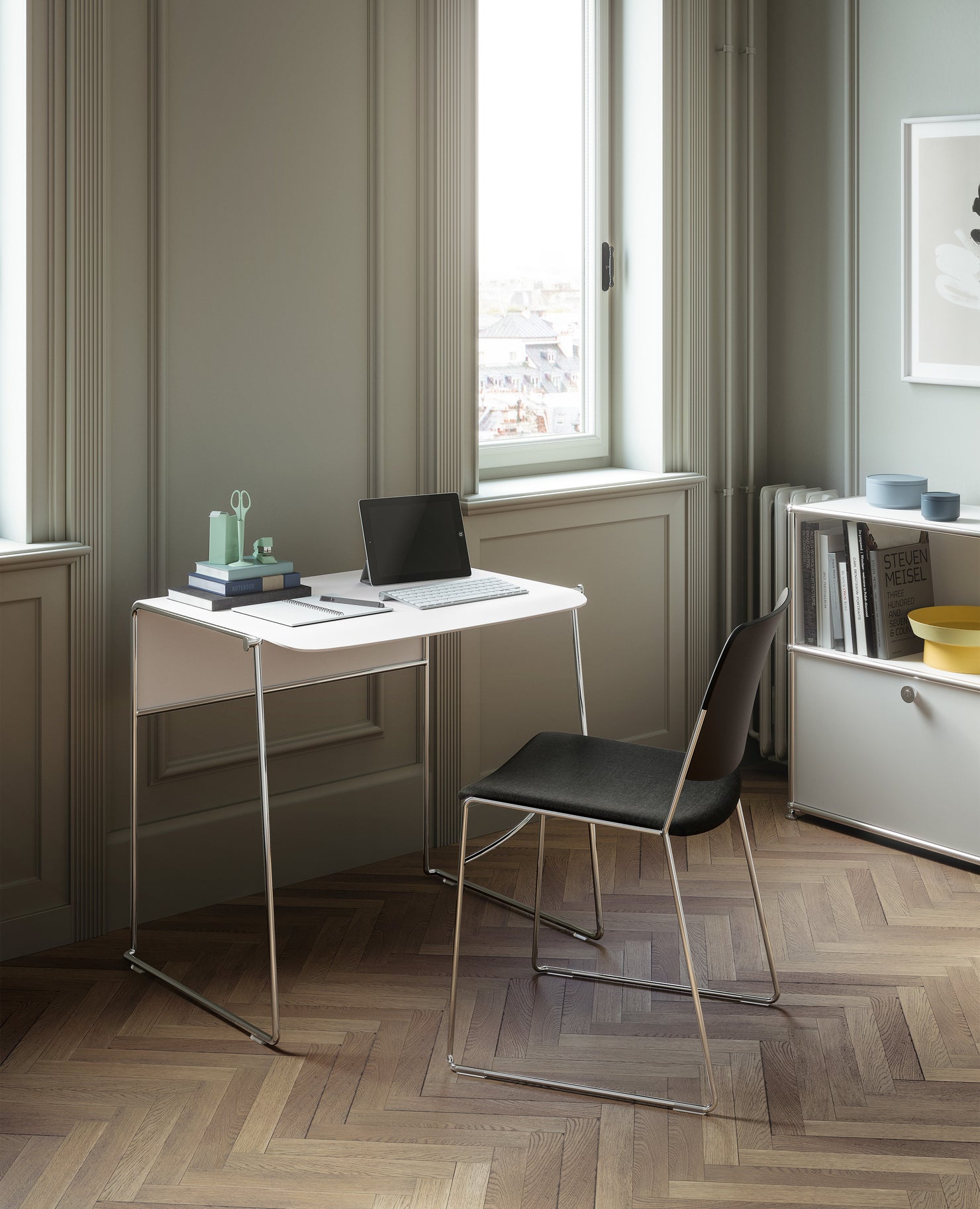 Link Chair - Upholstered Seat