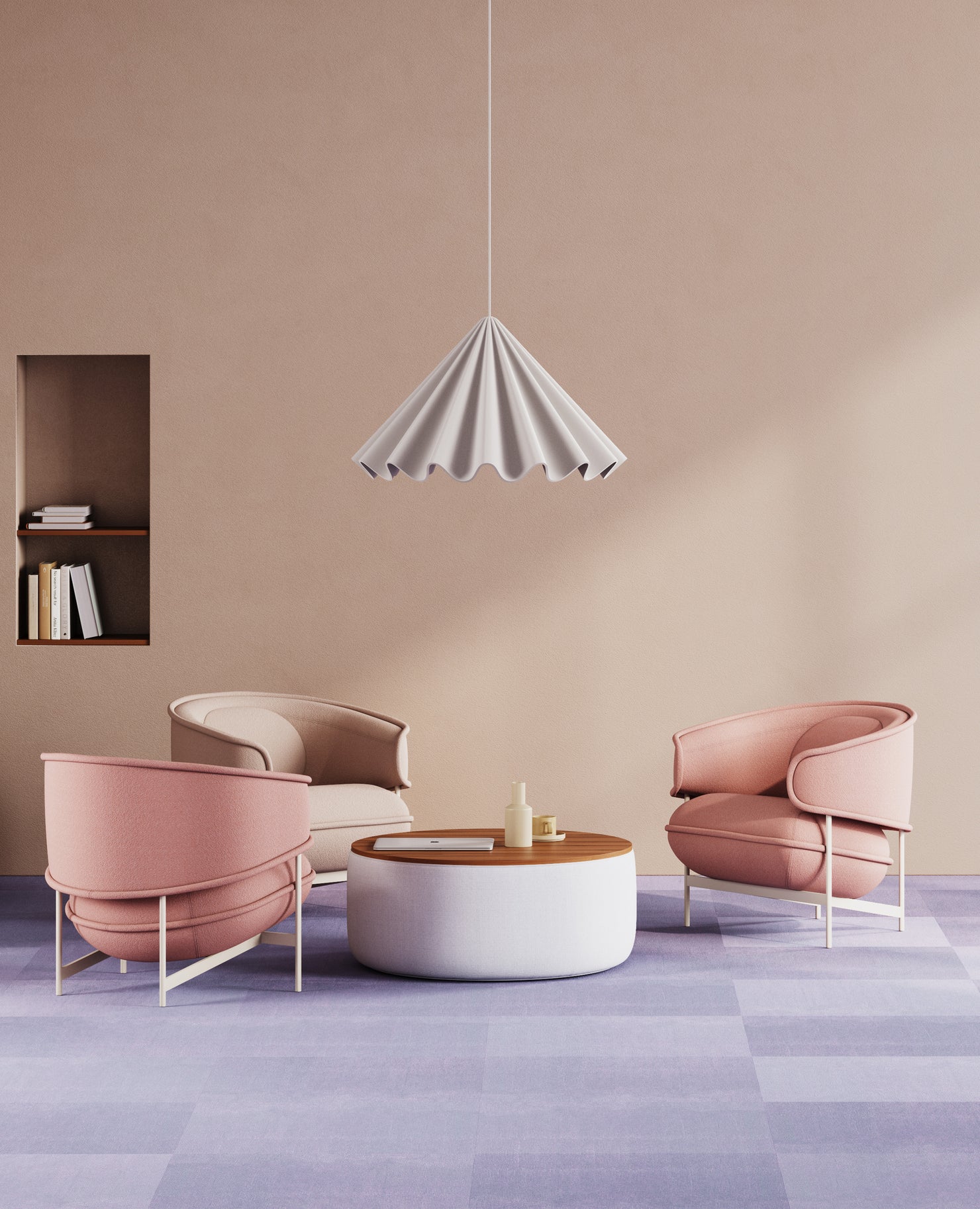 Flote Lounge Chair - Matching Welt Detail