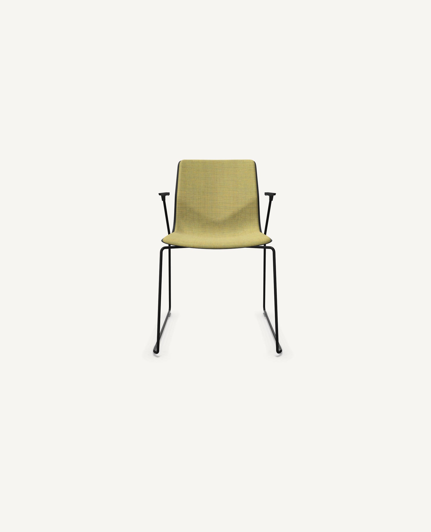 FourSure® Chair, Sled Base, Upholstered Interior - with Arms - COM / Standard / Premium starting at $823
