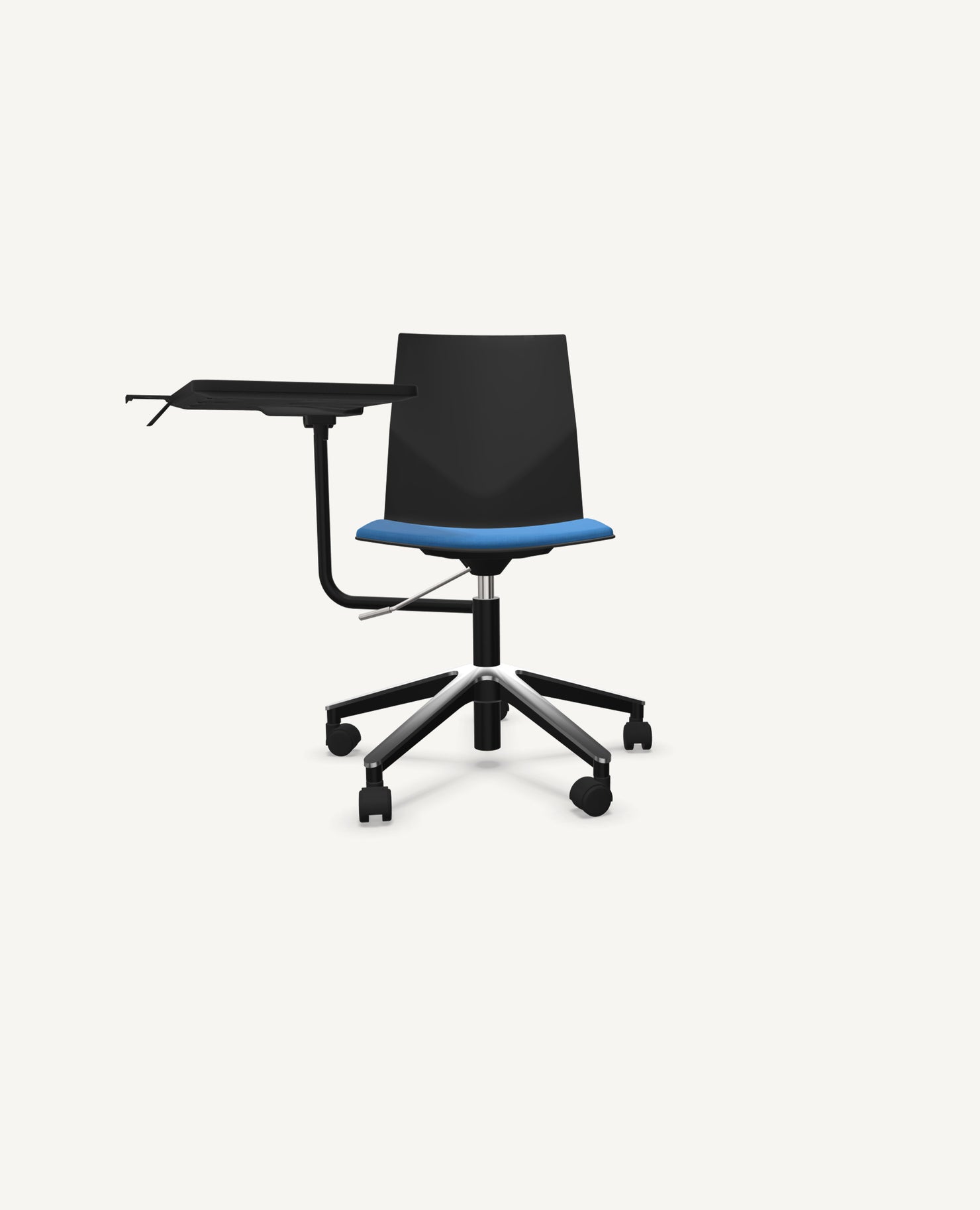 FourCast®2 Wheeler Chair, Swivel Base with InnoTab Tablet Arm - with Seat Pad