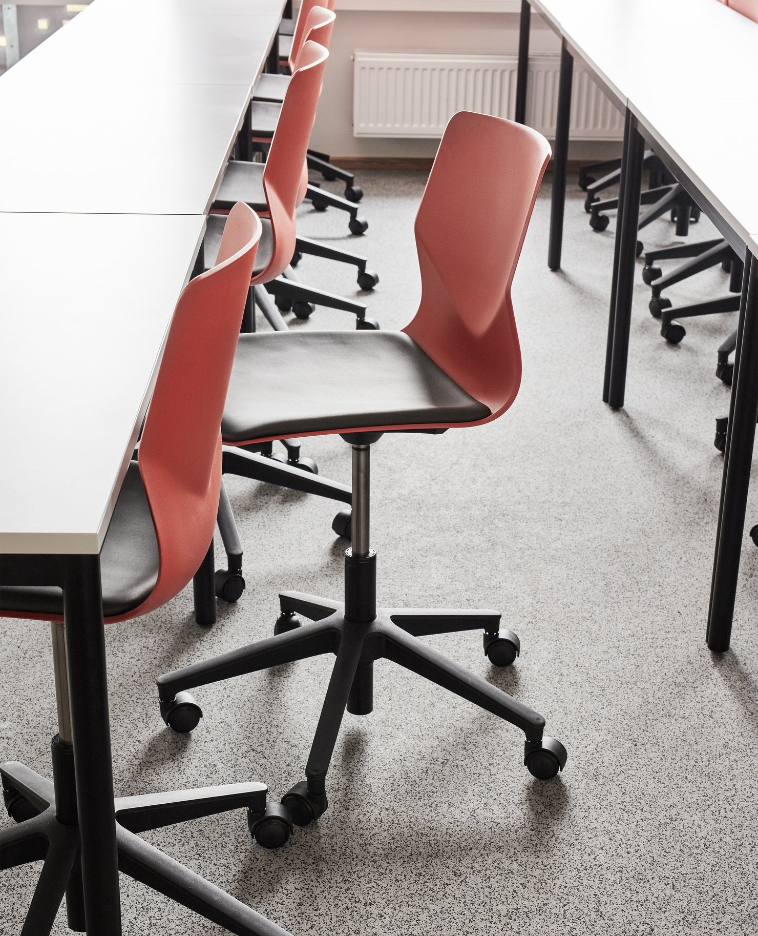 FourSure® Wheeler Chair, Swivel Base - with Seat Pad