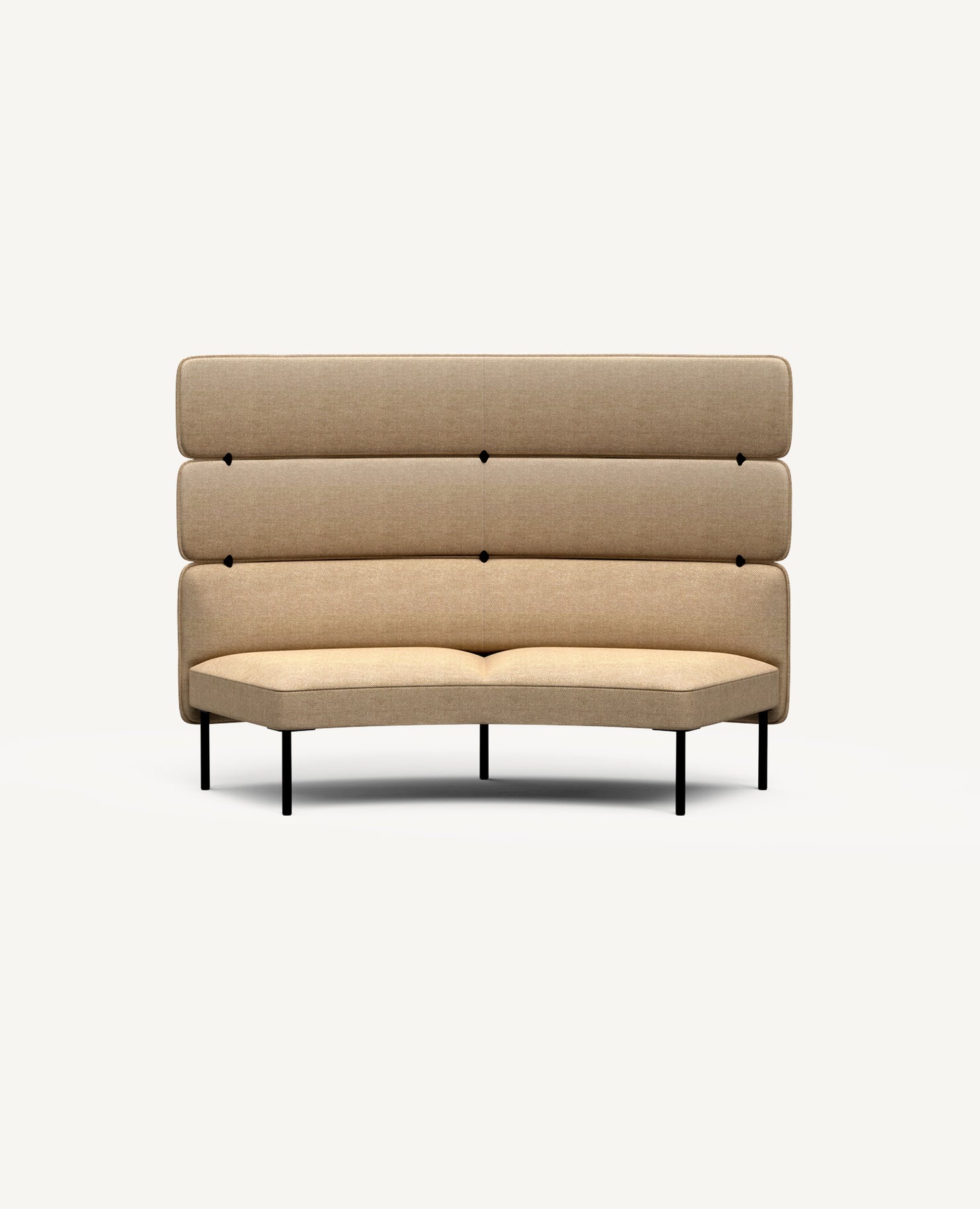 Adapt Sofa, Two-Seat, Highback - 60° Curve