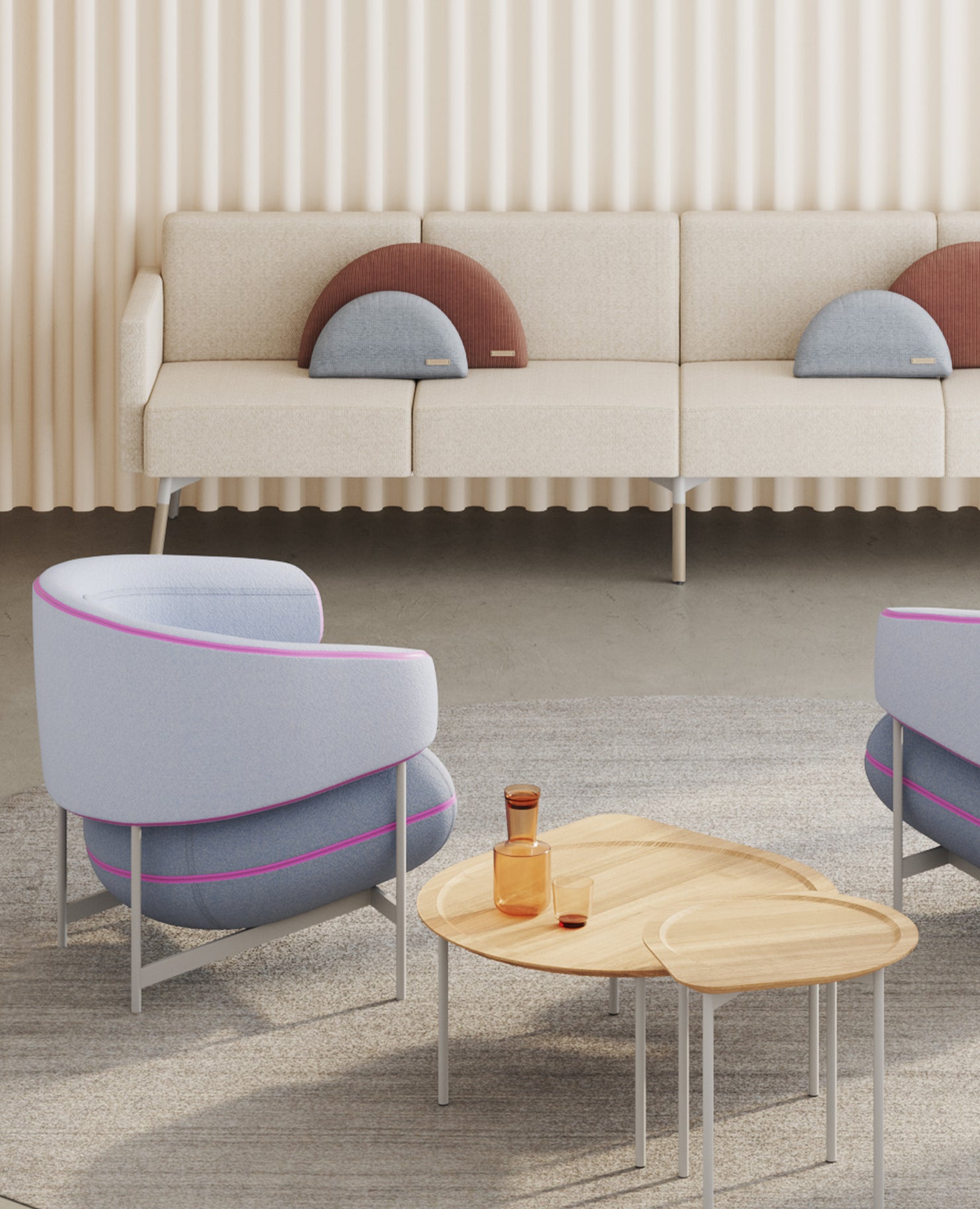 Casework Pillow - Half Moon Large