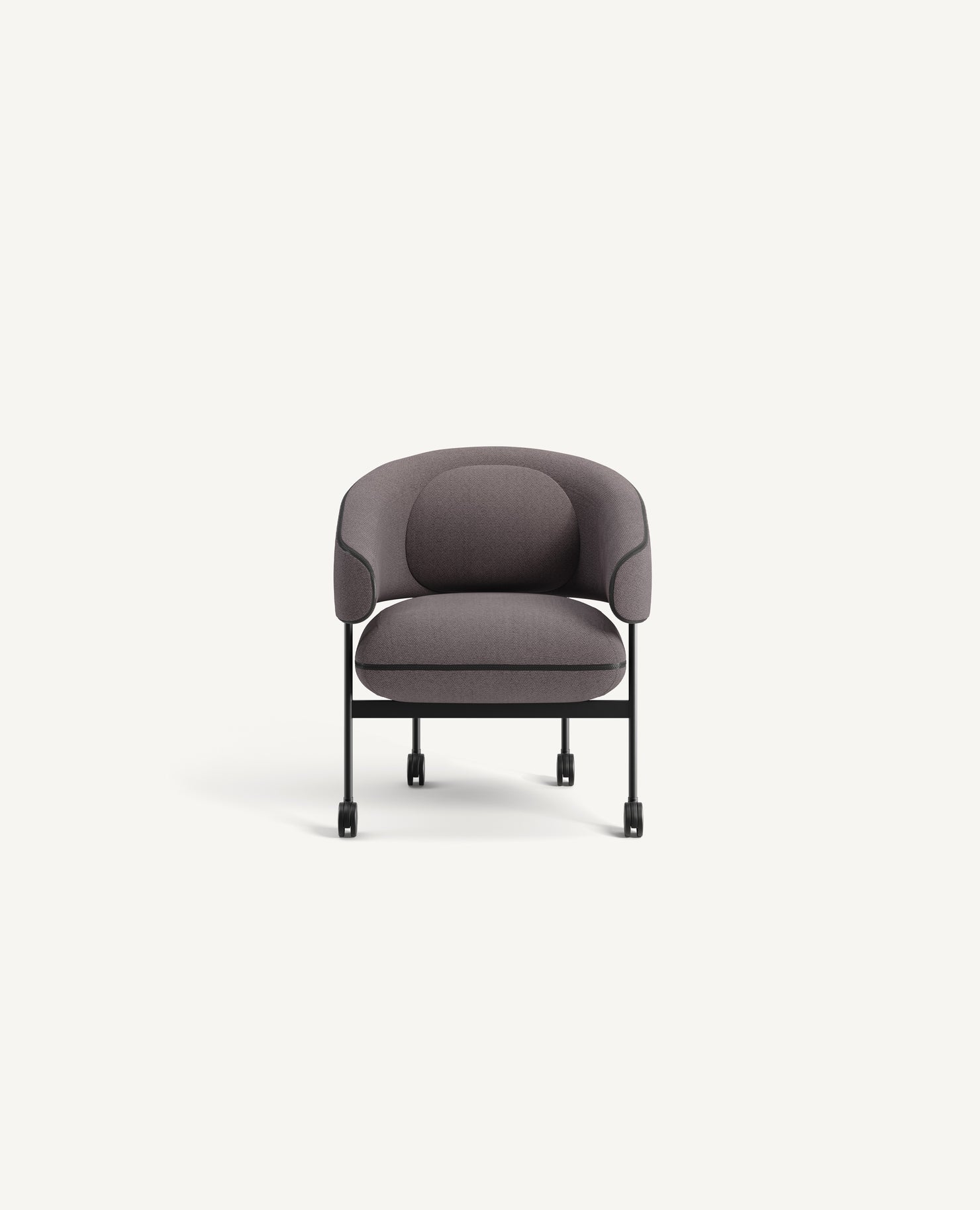 Flote Chair, Zipper Detail - Caster Base - COM / Standard / Standard starting at $3,095