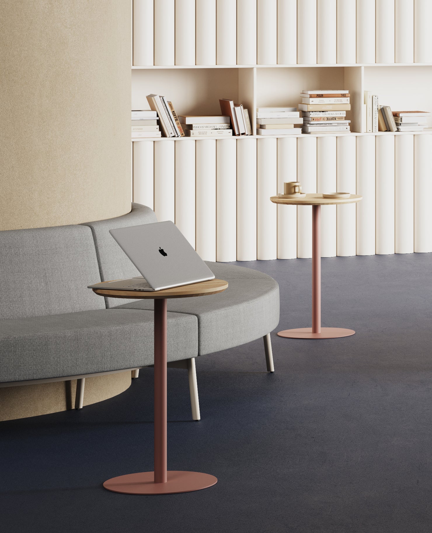 Kona Table, Laptop Height - Round