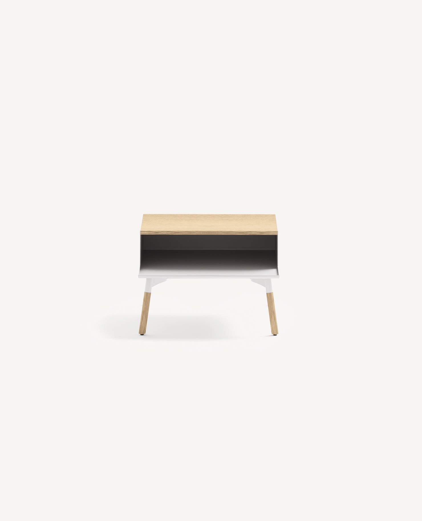 Tombolo Table, Square - Half Shelf