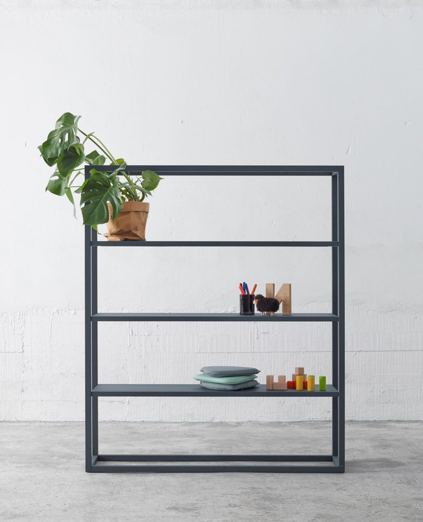 Dry Shelving, 52" Width, 5-Tier - 19.75" Depth