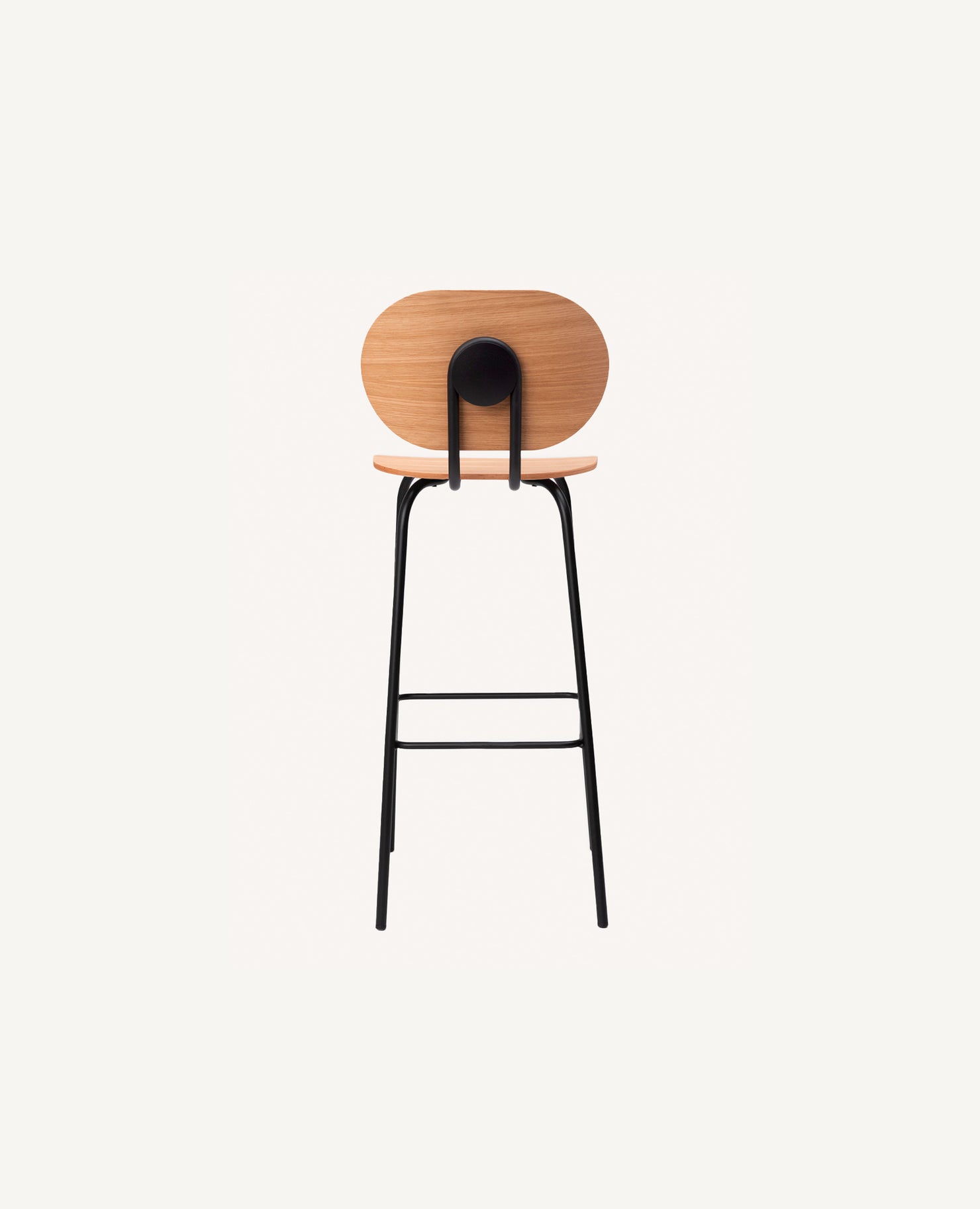 Hari Chair, Bar Height - Wood