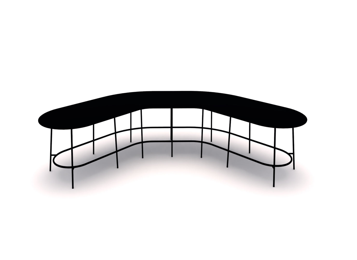 Nest System Tables, 55" Depth, Bar Height - Configuration B