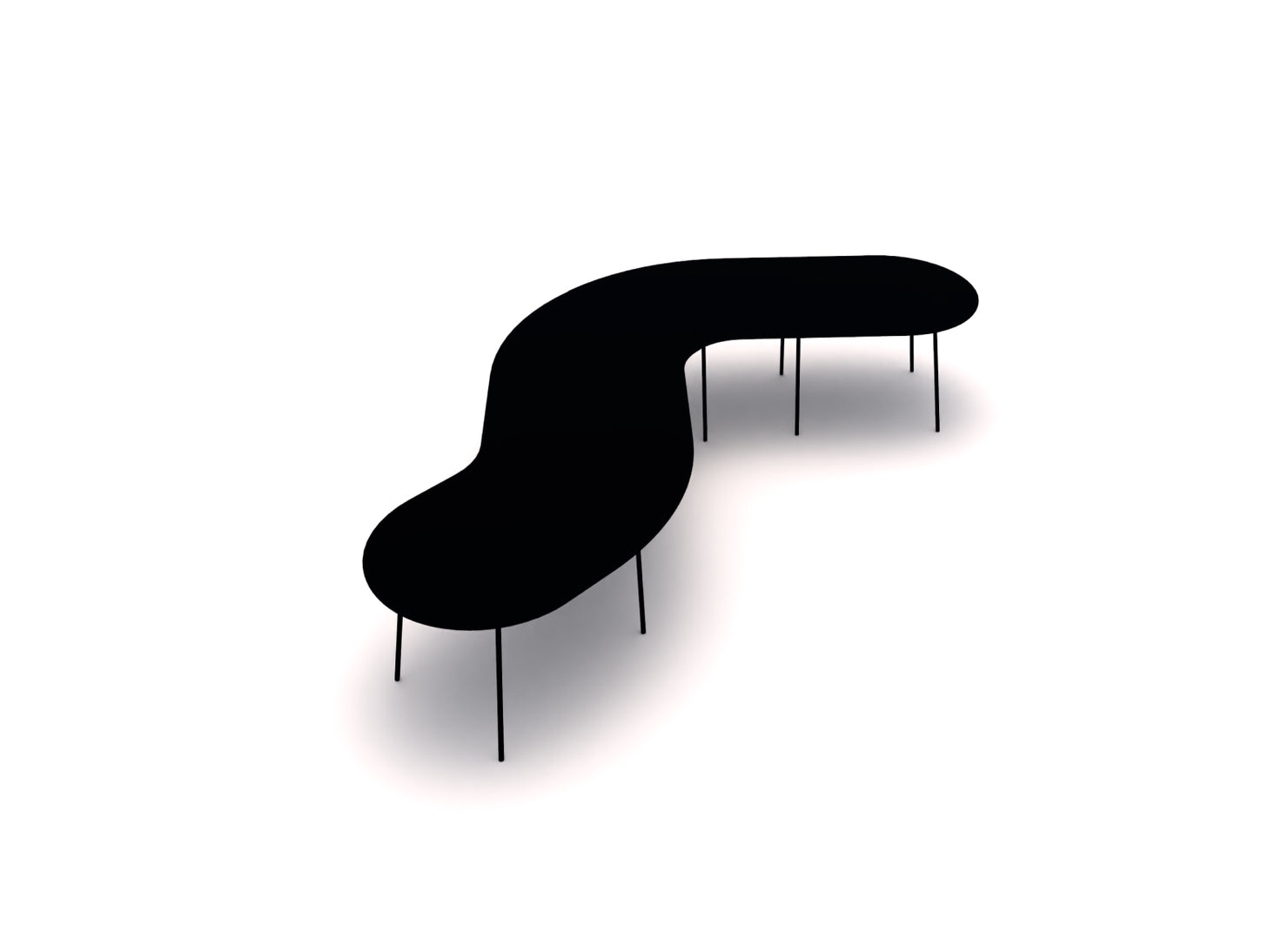 Nest System Tables, 55" Depth, Standard Height - Configuration C