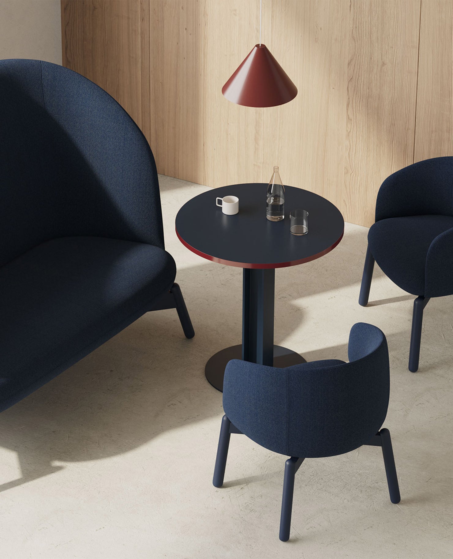 HEB Table, Standard Height, Round, 27.5" Diameter - Multicolor (MOQs)