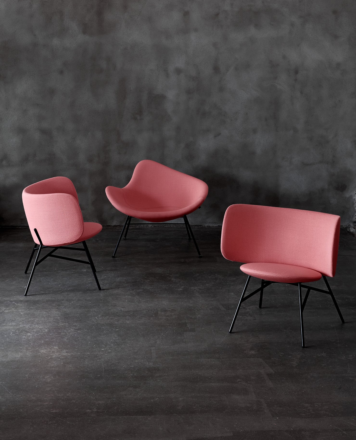 K2 Lounge Chair - 4 Leg Base