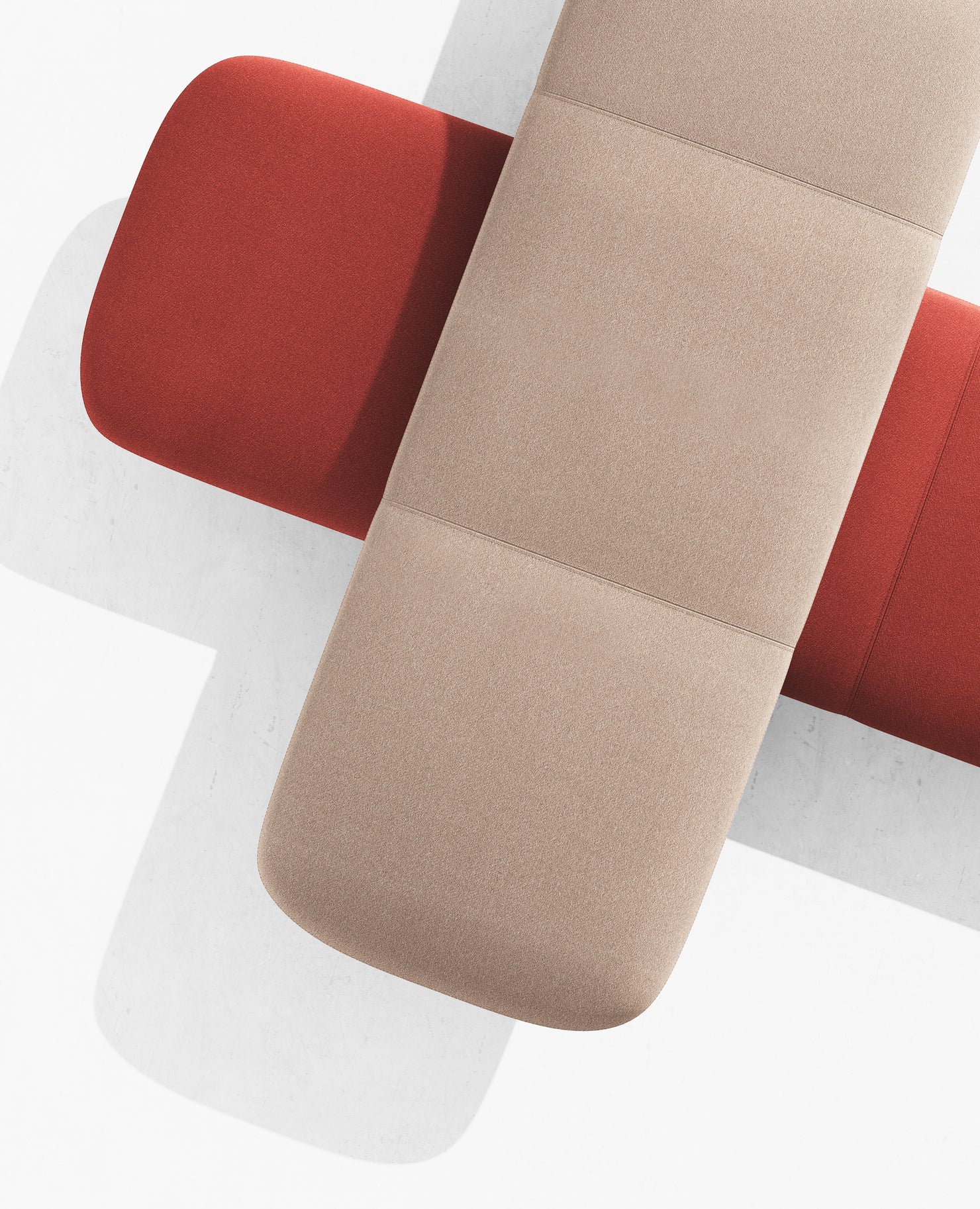 Levels Bench, Low Height - 95" Width