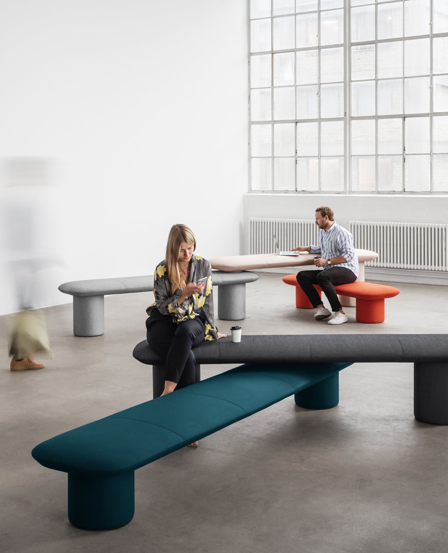 Levels Bench, Mid Height - 118" Width