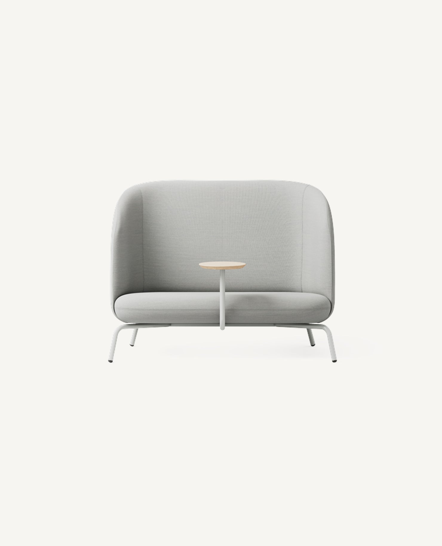 Nest Easy Two-Seat Sofa, Metal Base - with Table - COM / Standard / Standard starting at $9,969