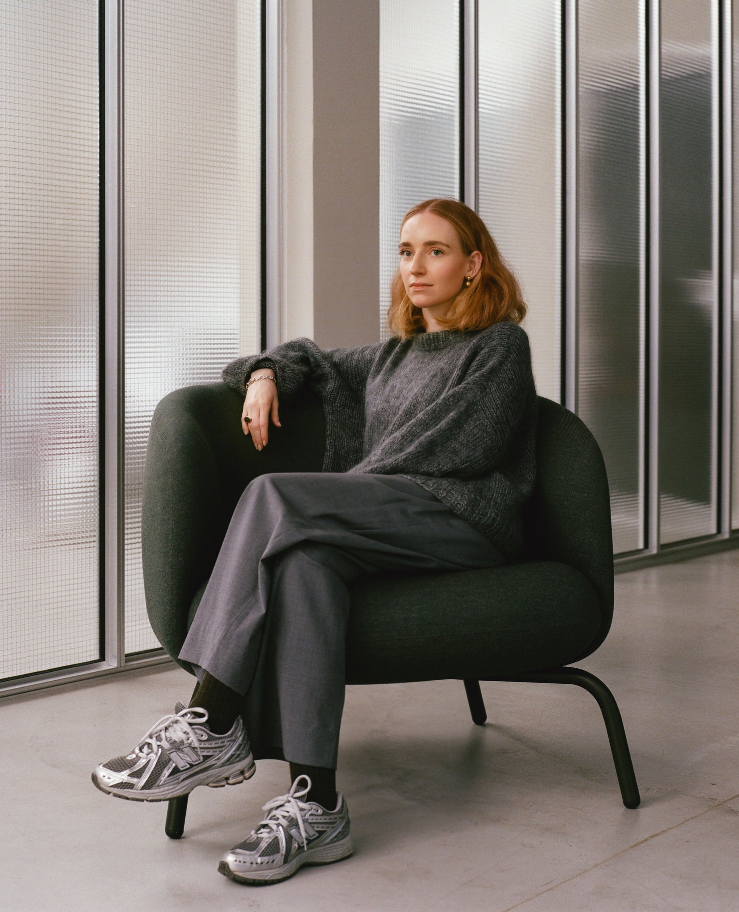 Nest Club Chair - Metal Base