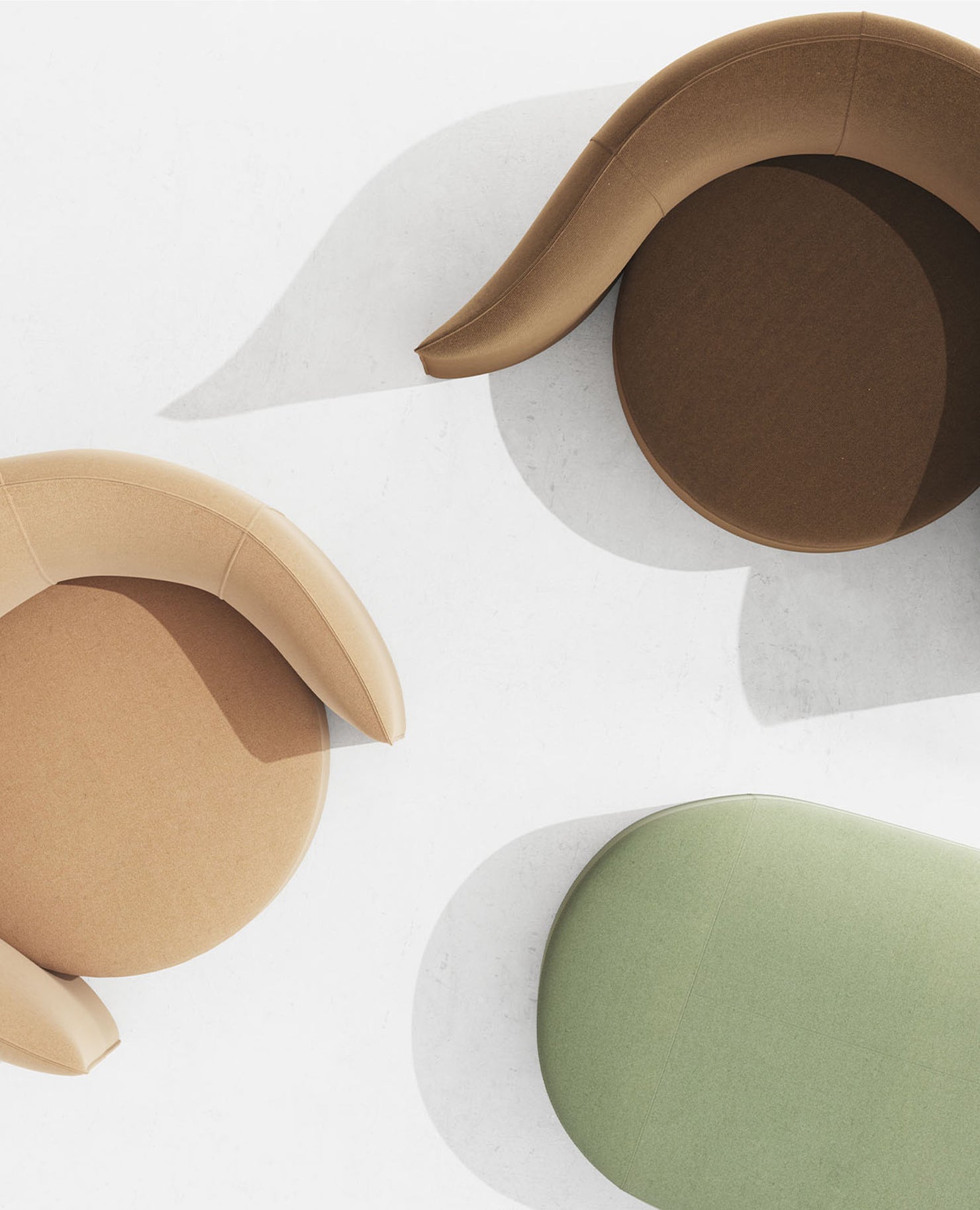 Proto Lounge Chair, Lowback, Inward Curve - Swivel Base