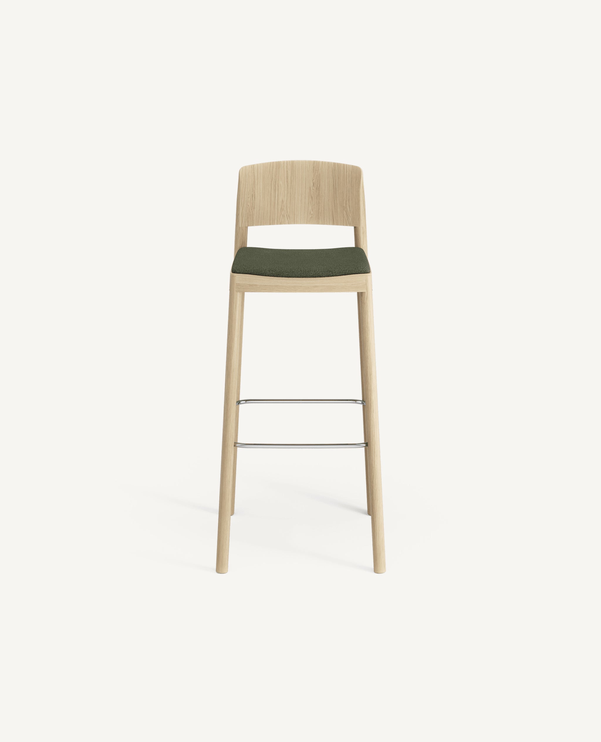 Grace Ribbed Back Bar Stool