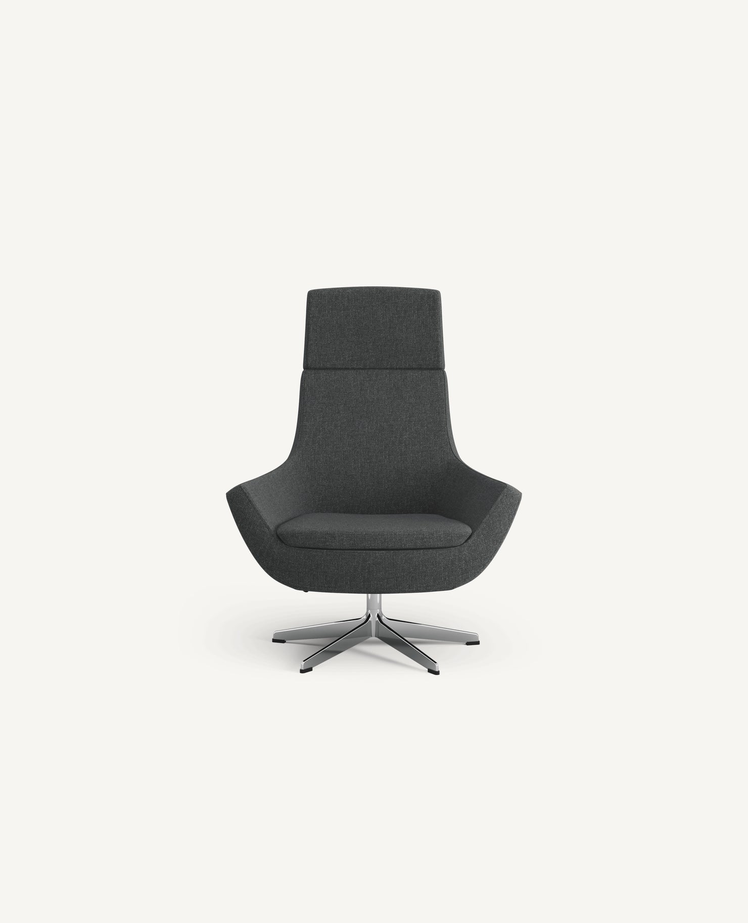 Happy Lounge Chair, Highback - Swivel 5-Star Base