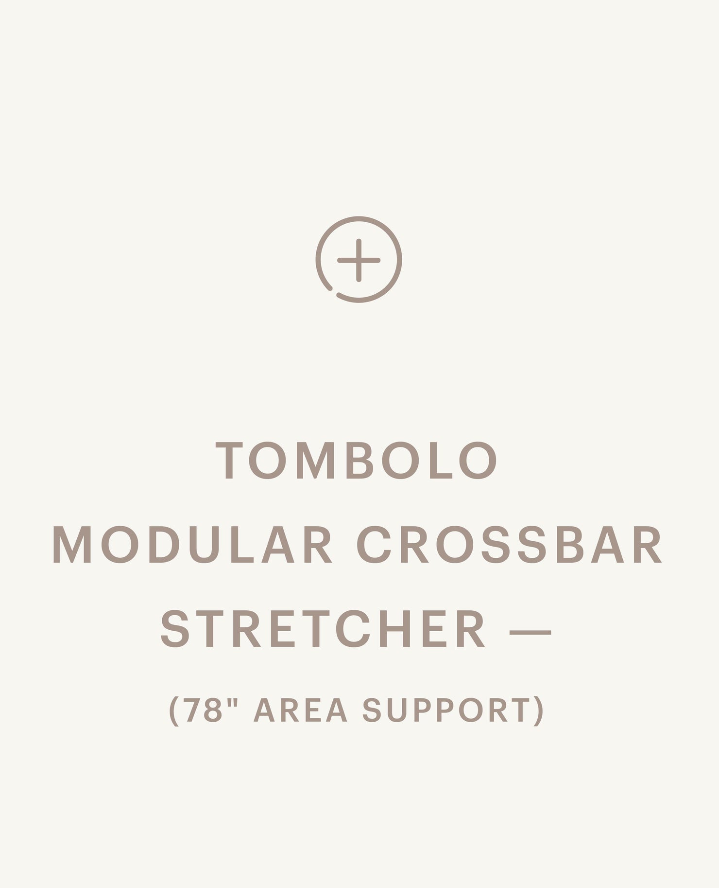 Tombolo Modular Crossbar - 78" Area Support