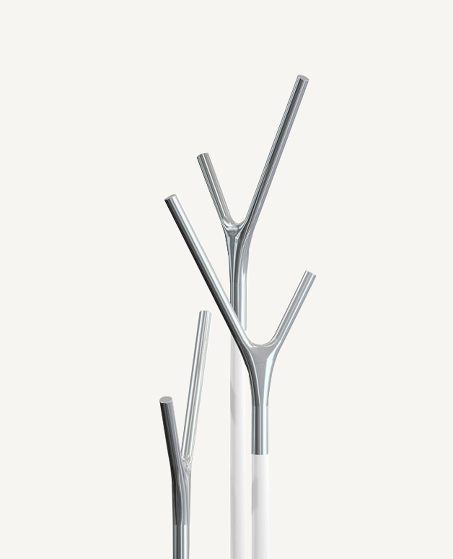 Wishbone Coat Stand - Mirror Chrome