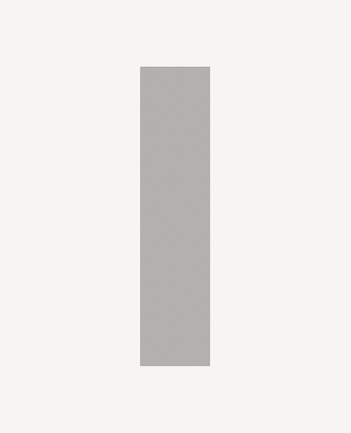 Dry Shelving Perforated Side Panel, 6-Tier - 17.25" Width