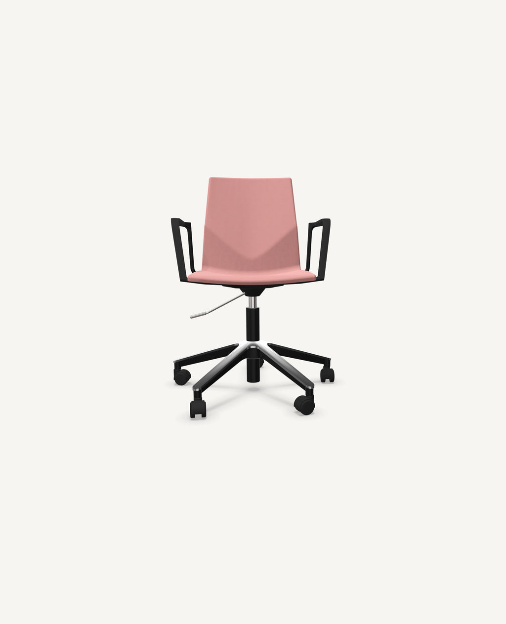 FourCast®2 Wheeler Chair, Swivel Base, Upholstered - with Arms ...