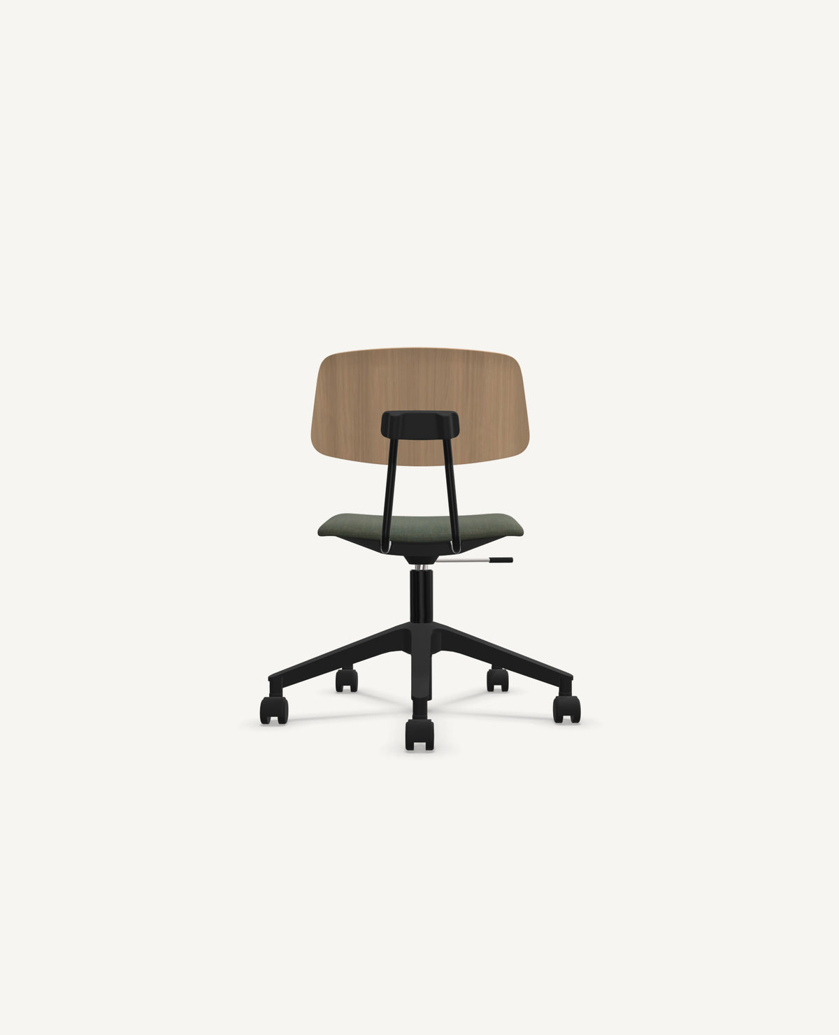 Share Chair, Wheeler Chair, Wood Back, Swivel Base - Upholstered Seat - COM / Standard / Standard starting at $1,145