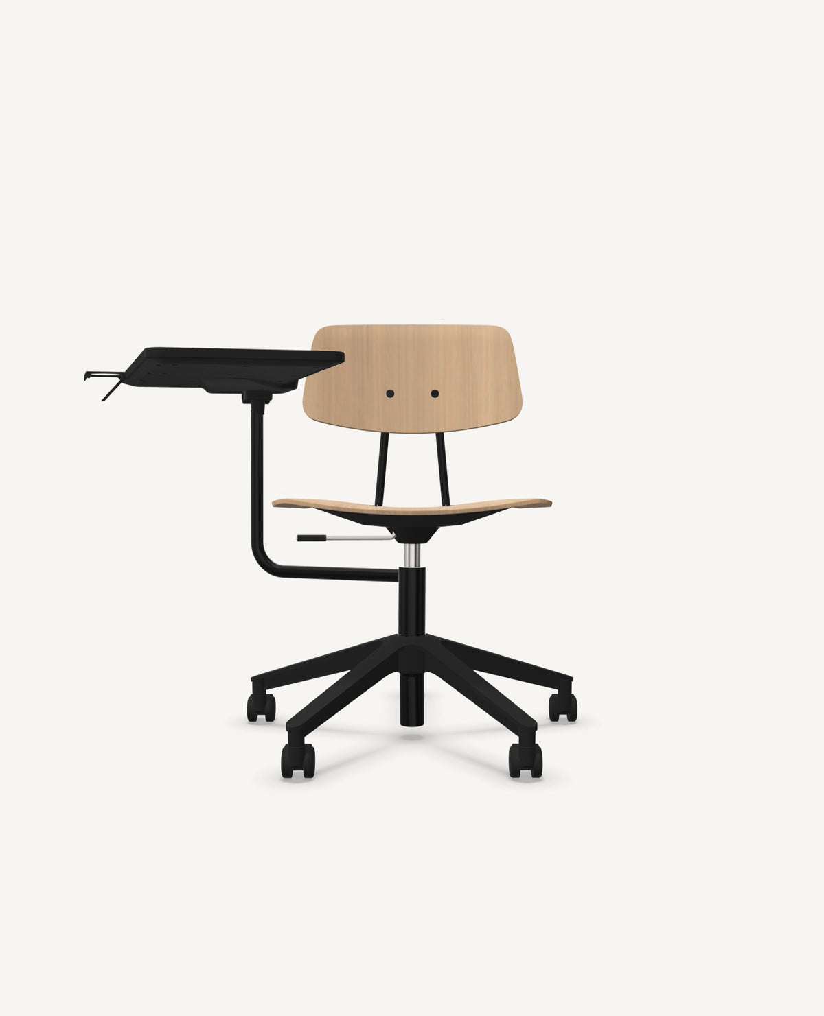 Share Chair, Wheeler Chair, Wood, Swivel Base - with InnoTab Tablet Arm - Standard / Standard starting at $1,395