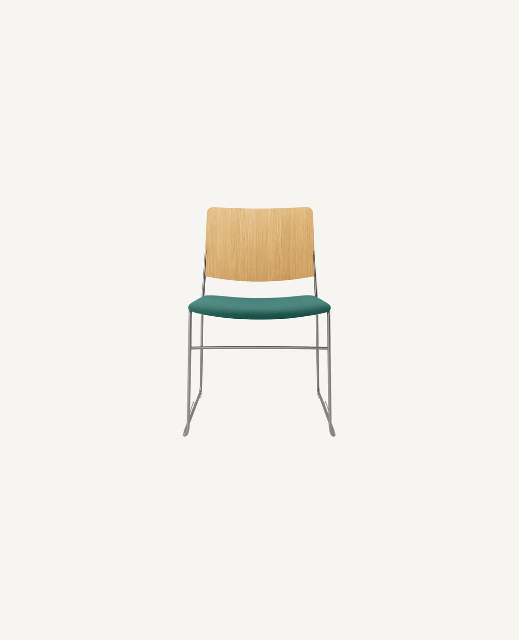 Link Chair, Wood Back, Upholstered Seat - Linking – hightower.design