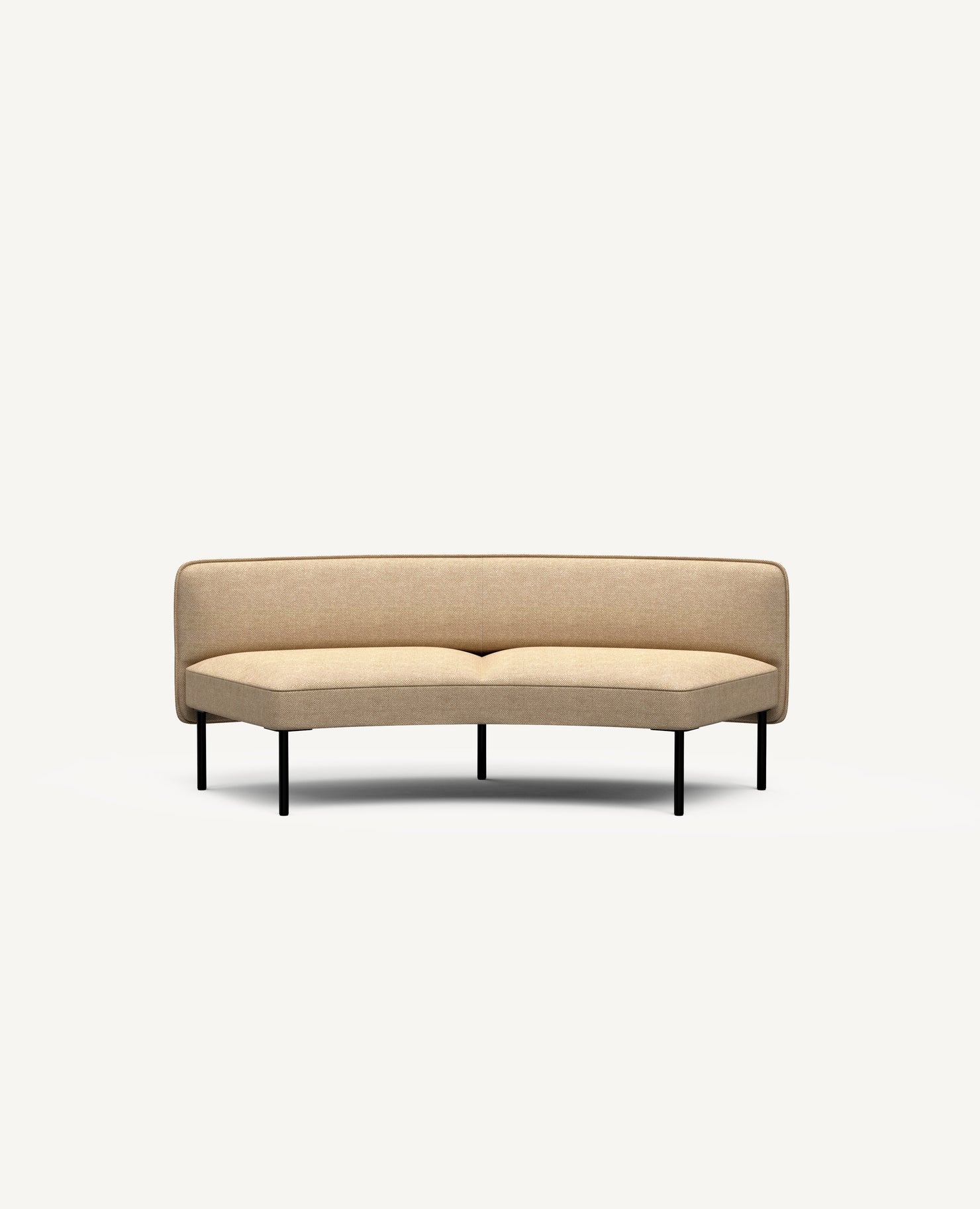 Adapt Sofa, Two-Seat, Lowback - 60° Curve