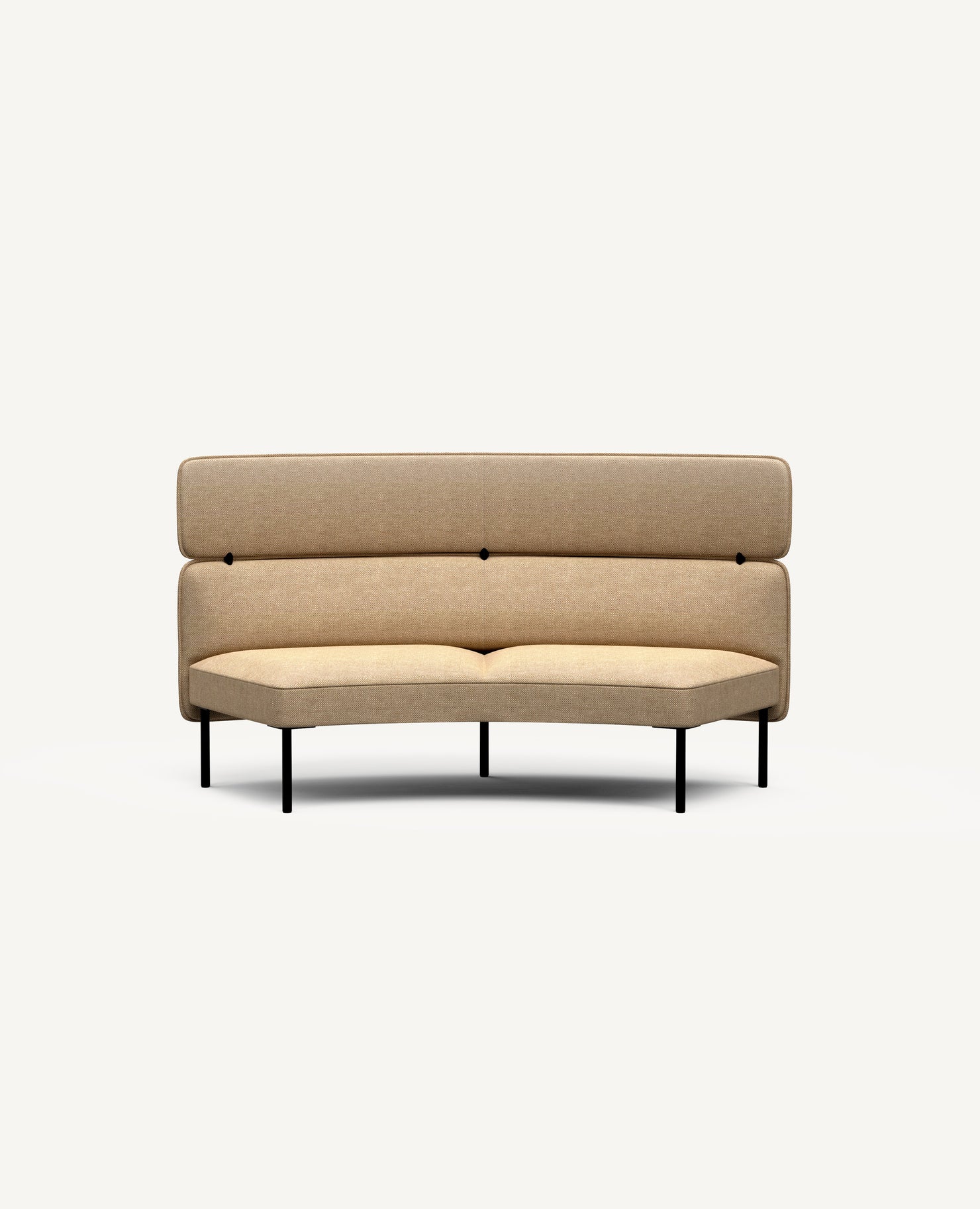 Adapt Sofa, Two-Seat, Midback - 60° Curve