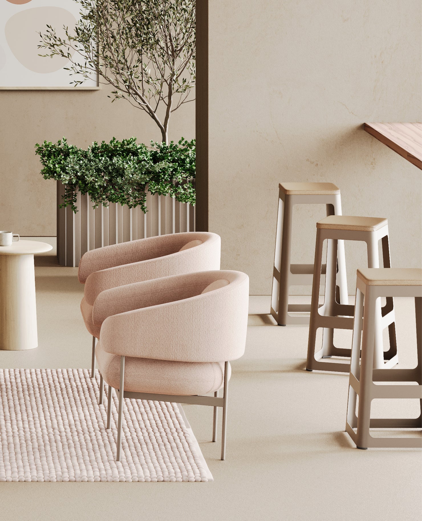 Jaxson Stool, Bar Height - with Seat Pad