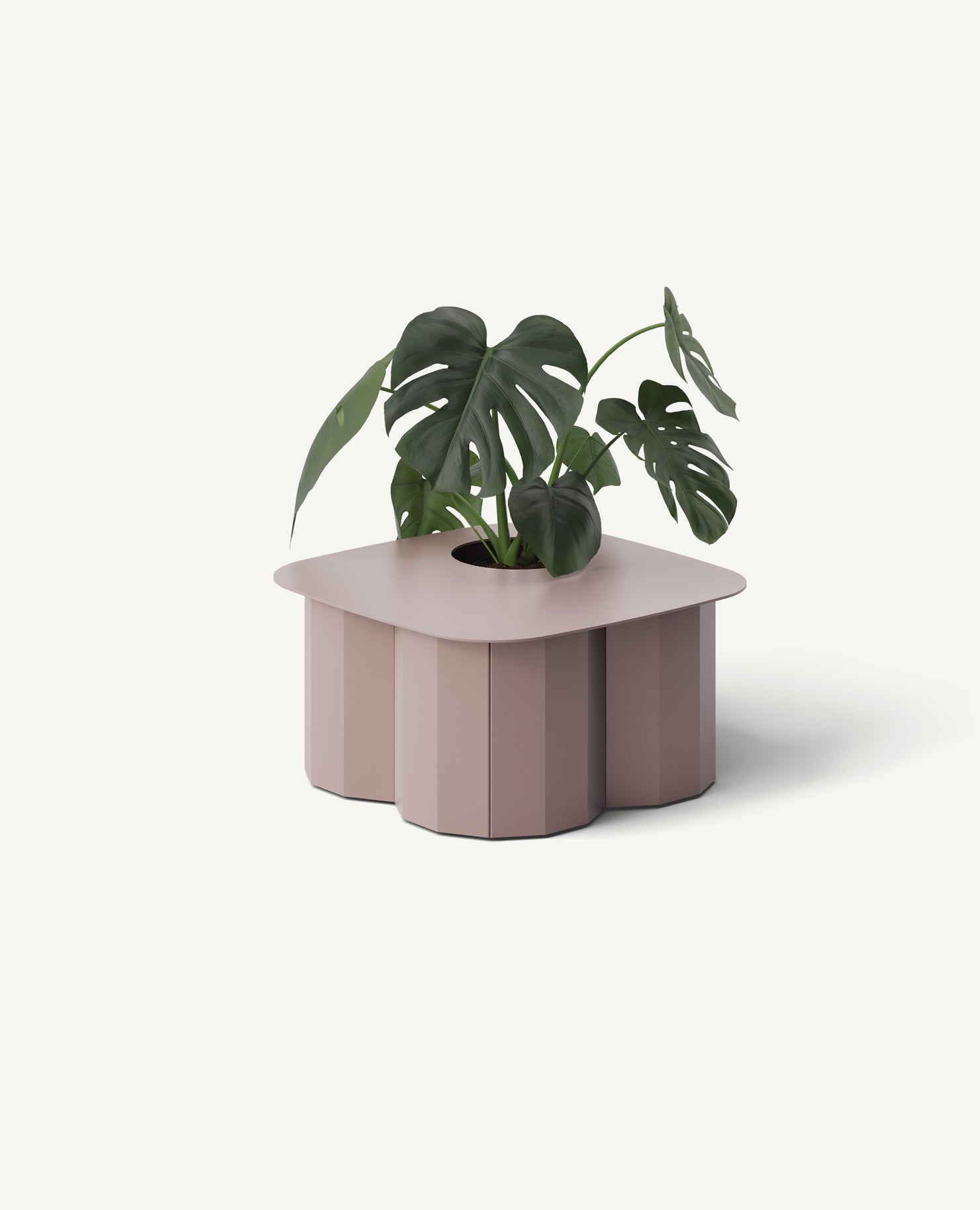 Stanza Table with Planter - 14" Height