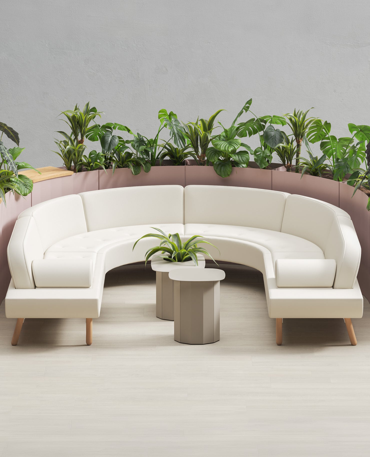 Stanza Table with Planter - 16" Height