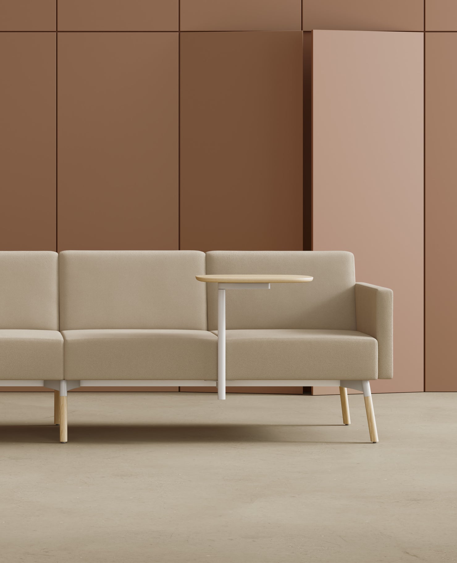 Tombolo Pivot Table, Undermount - 14" x 19"