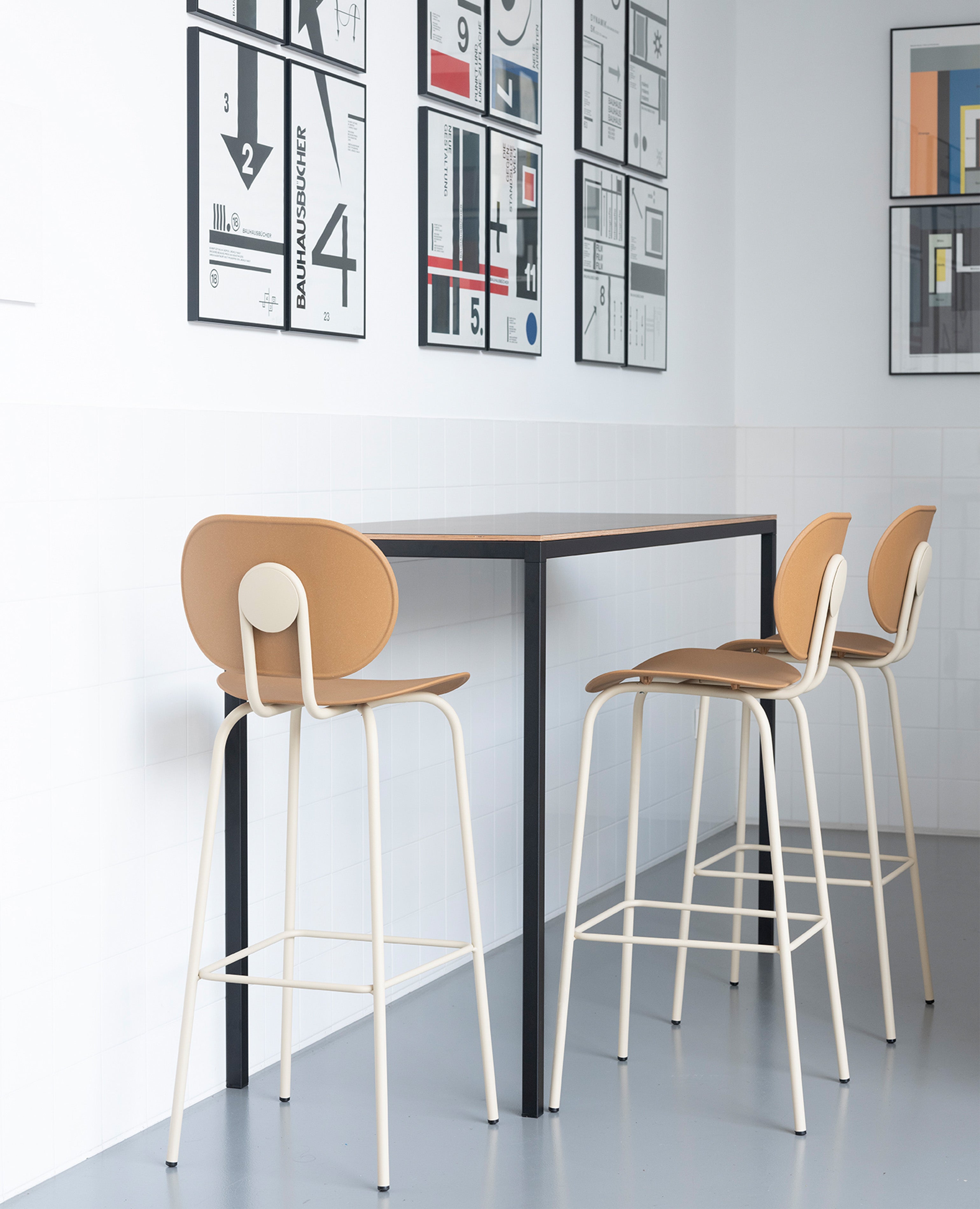 Hari Chair, Bar Height - Polypropylene – hightower.design