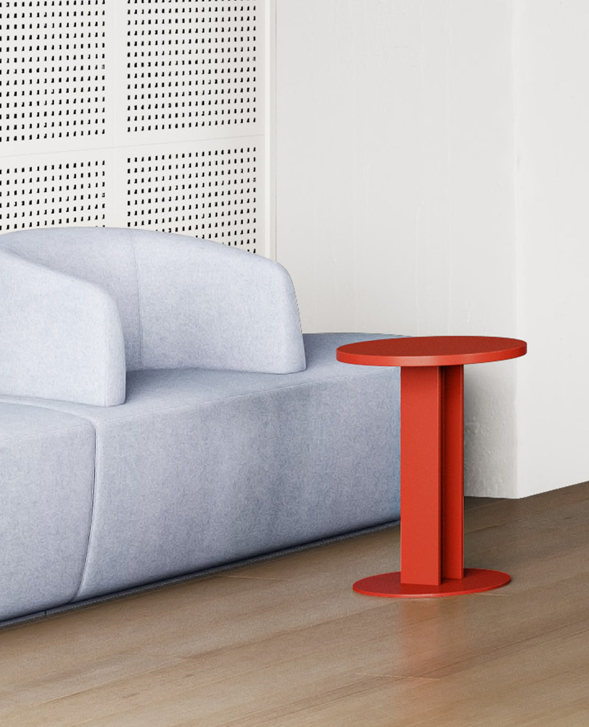 Scene Modular End, 29" Depth, Right Side Lowback - Rear Facing