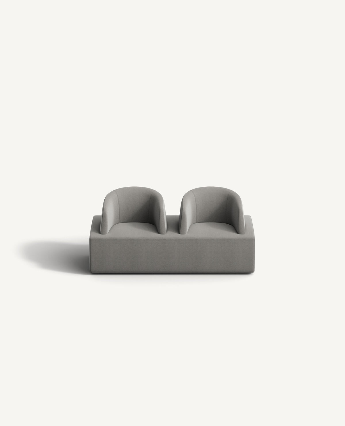 Scene Modular Center, 29" Depth, Double Lowback - Front Facing